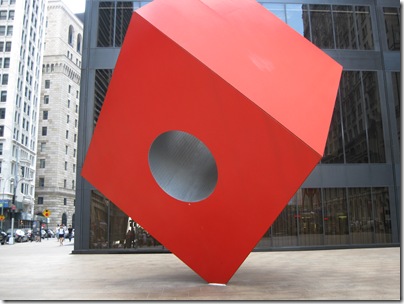 Isamu Noguchi's Red Cube