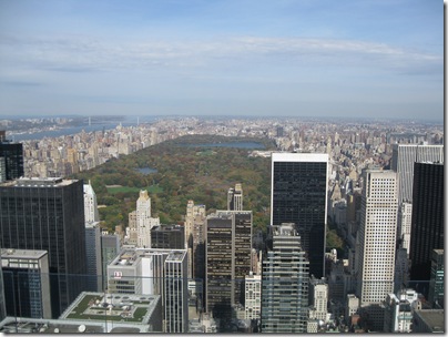 Central Park from the Top of the Rock