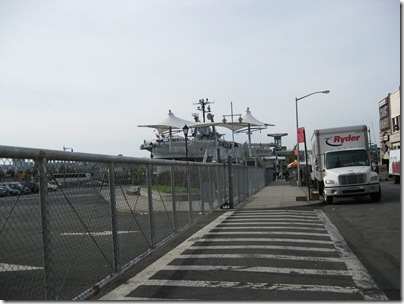 Walkway to Intrepid Sea Air Space Museum