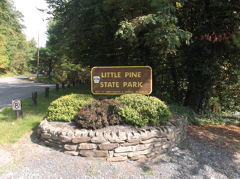 Little Pine State Park Sign