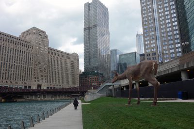 Giant Deer Sculpture