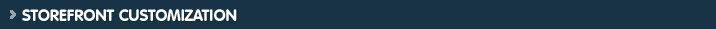 Storefront Customization