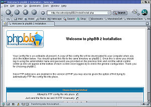 phpBB Installation