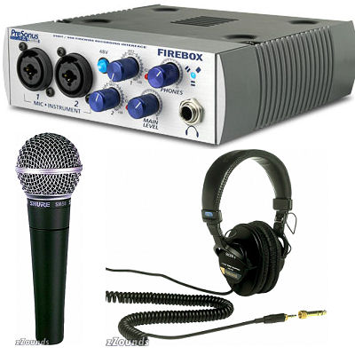 Audio Equipment for Recording Studio